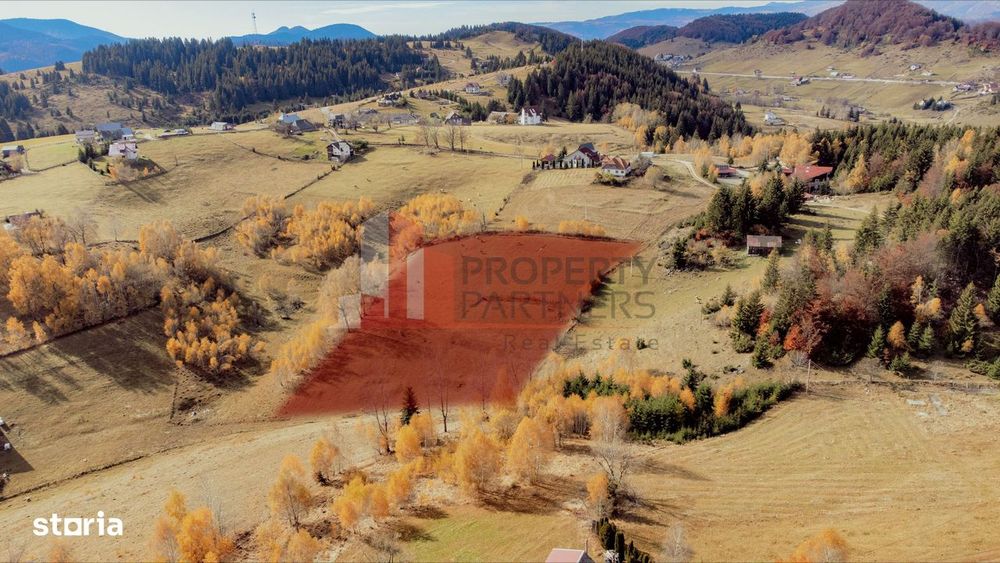 Teren cu PUZ aprobat Fundata- parcelabil- priveliste superba
