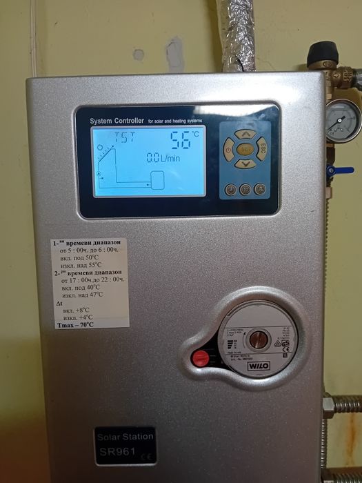 Помпена група за соларна система за топла вода