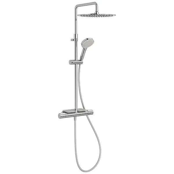 Душ колона с термостат и пита 30 см хром с рафт – Jacob Delafon Metro