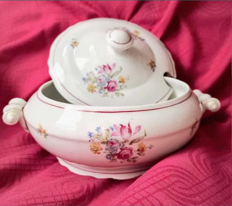 Порцеланов супник - 6 броя