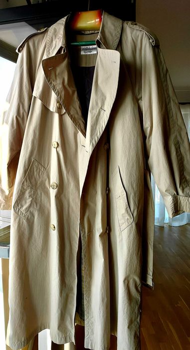 Pardesiu Steilmann, bărbătesc, culoare crem, cu căptușeală