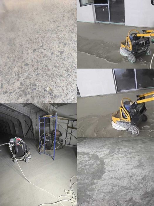 Идеально гладкий и прочный бетонный пол! Профессиональная шлифовка.