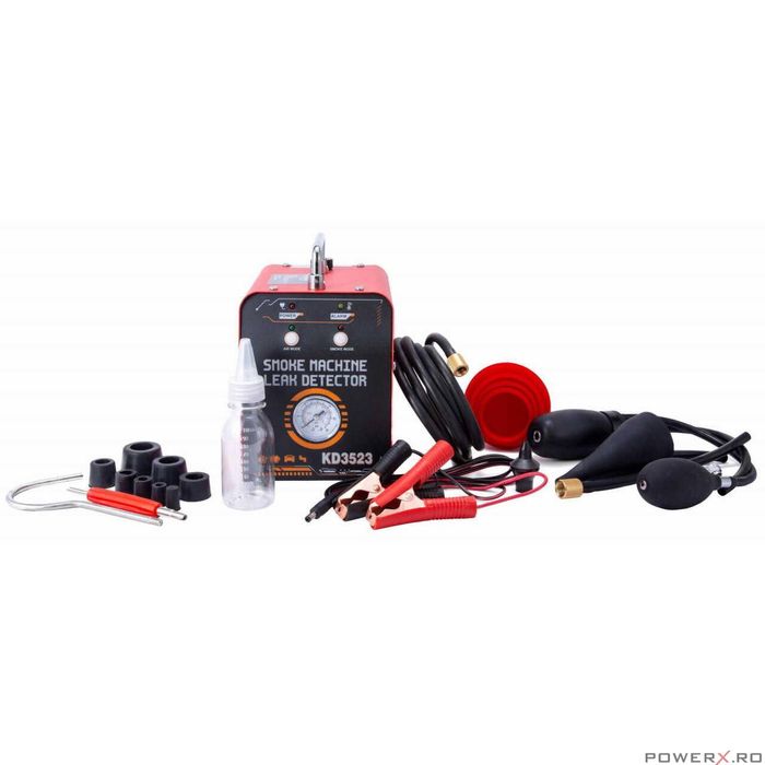 Dispozitiv, detector de fum pentru verificarea scurgerilor in