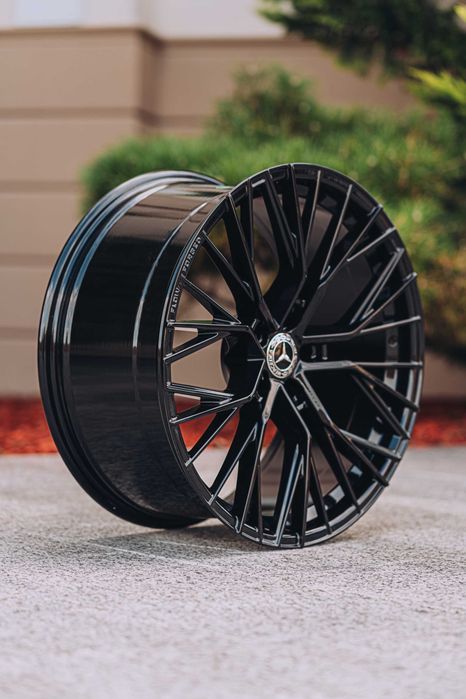 Jante Roti Mercedes R20 5x112 Black S Class E Class C Class CLS CLA CL SL ML GLA GLC GLK GLE GL W22