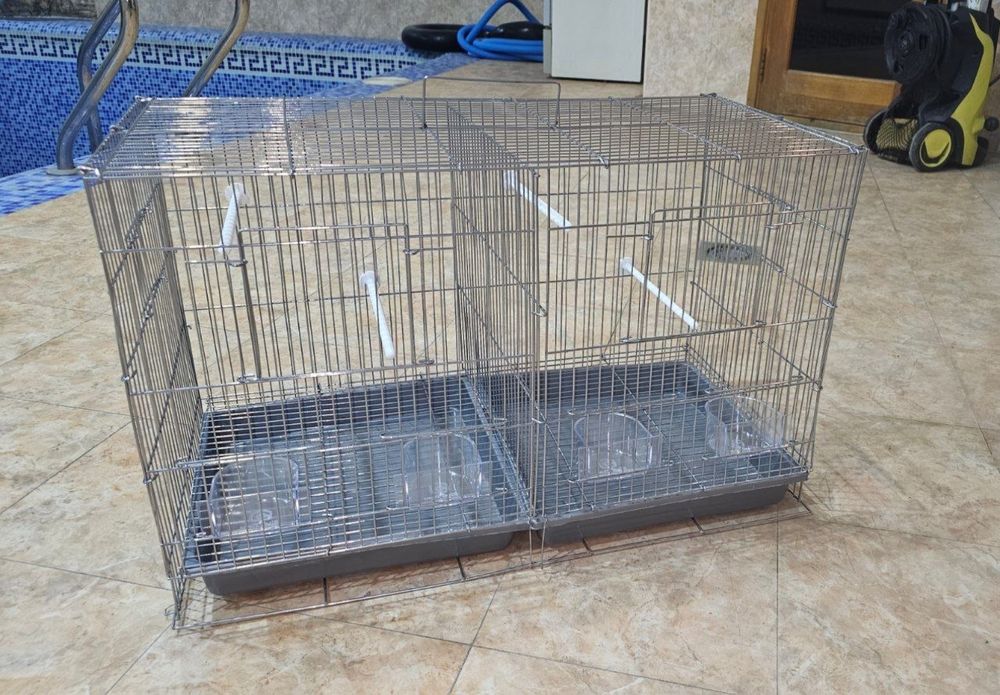 Новая клетка кафас длЯ птиц 73×37×45 паркентский