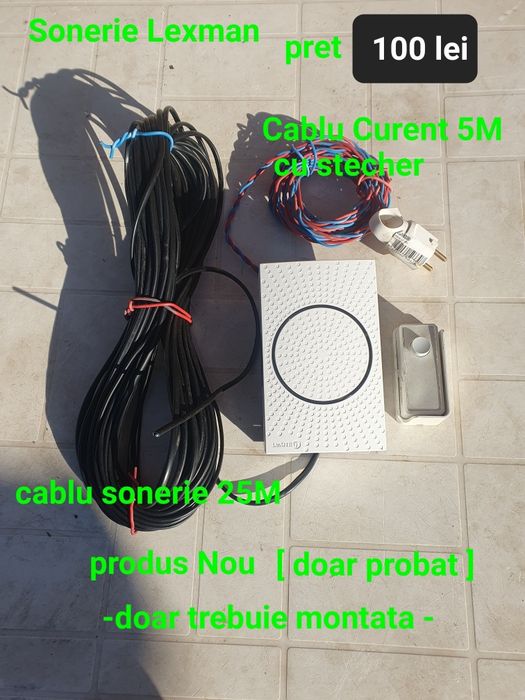 Kit sonerie cu fir Lexman