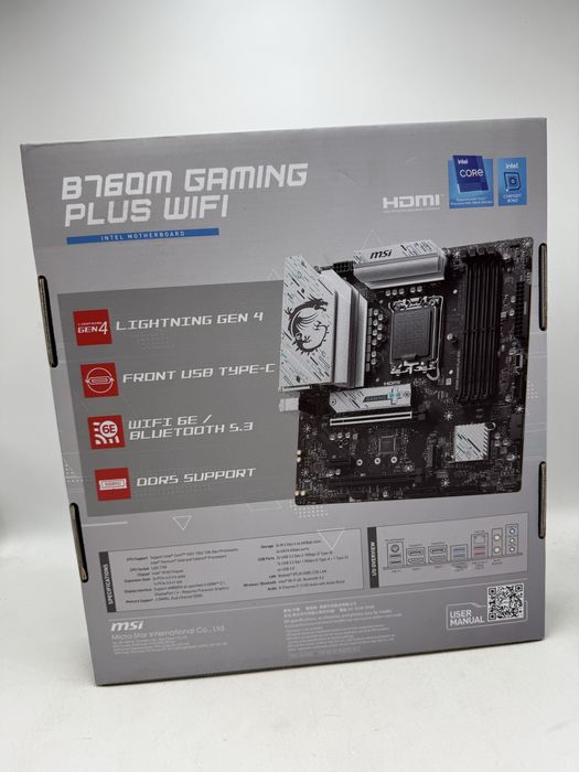Placa de Baza MSI B760M GAMING PLUS WIFI Sigilata