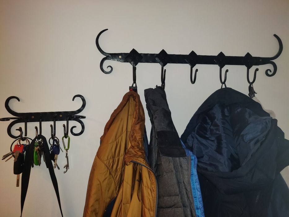 Cuier si suport chei fier forjat