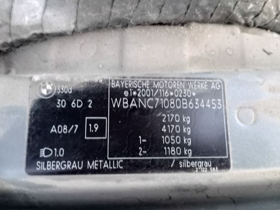 Продавам BMW E60 530D 218 На части