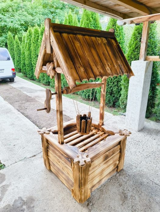 Fântână rustică / suport flori...