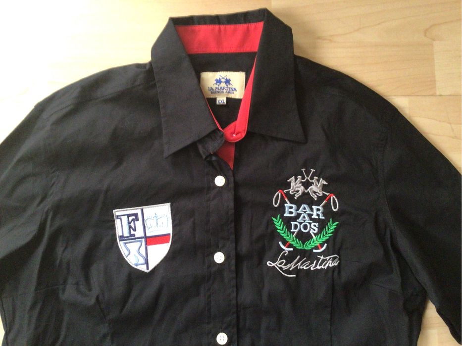 La Martina черна дамска риза,размер - XXL