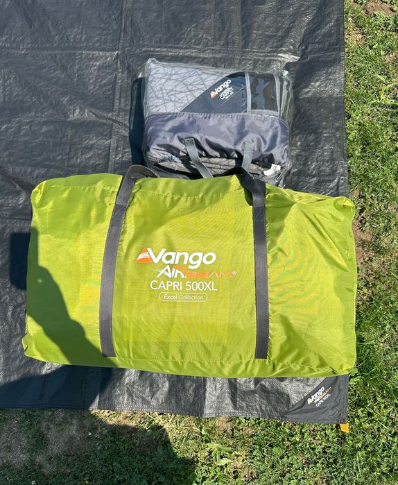 Vango Capri 500 XL 5+ местна палатка в много добро състояние.