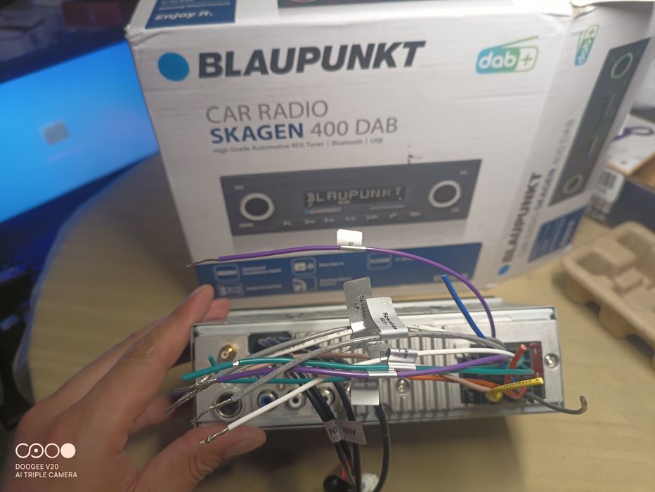 Blaupunkt Skagen 400 DAB Автомобилно стерео радио Bluetooth USB AUX Classic Retro OEM