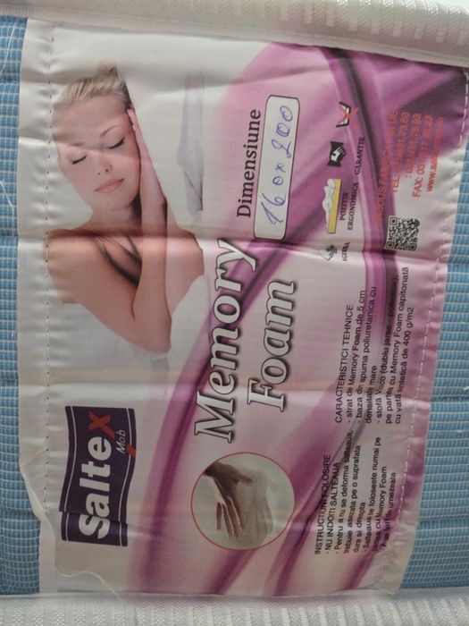 Saltea Memory Foam SALTEX MOB