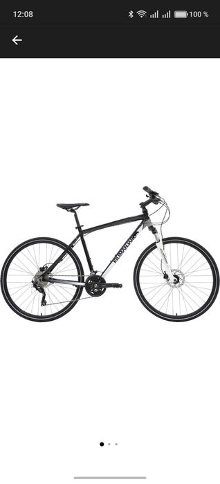 Bicicleta trekking 28 inch  X-Fact Cross Pro, 30 viteze 14.8kg negru, marime cadru 22