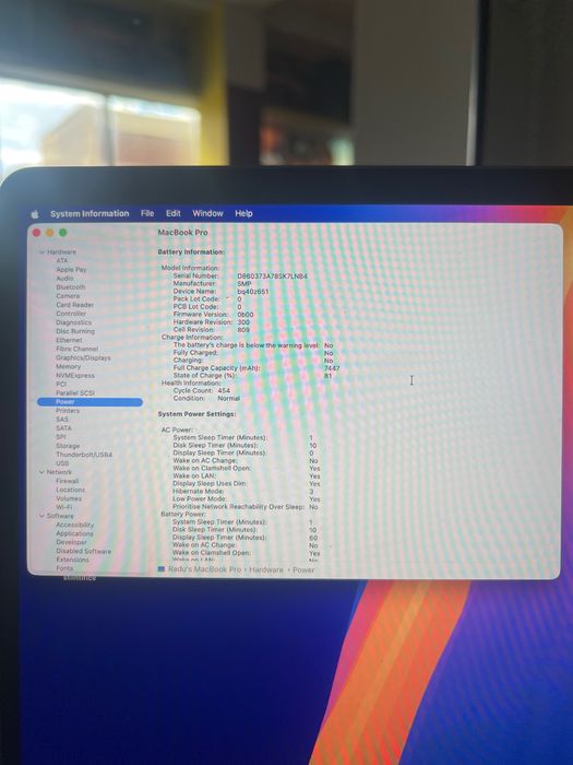 MacBook Pro 16" 2019 | i7 | 16GB RAM | 512GB SSD