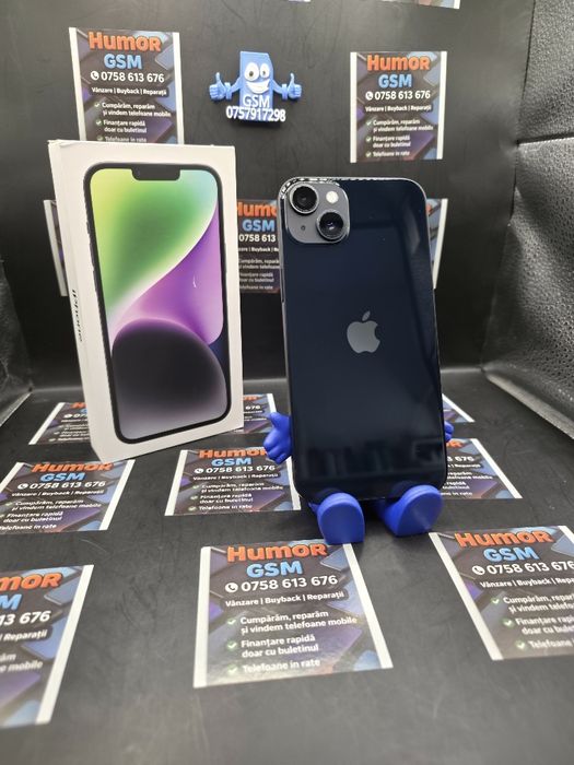 iPhone 14 Plus / Black / 128GB / 100% / Garantie / Posibilitate Rate