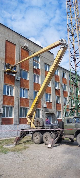 Услуги автовышки манипулятора.