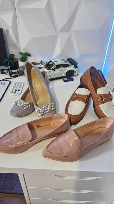 Pantofi CAPRICE,piele intoarsa,ca noi,36