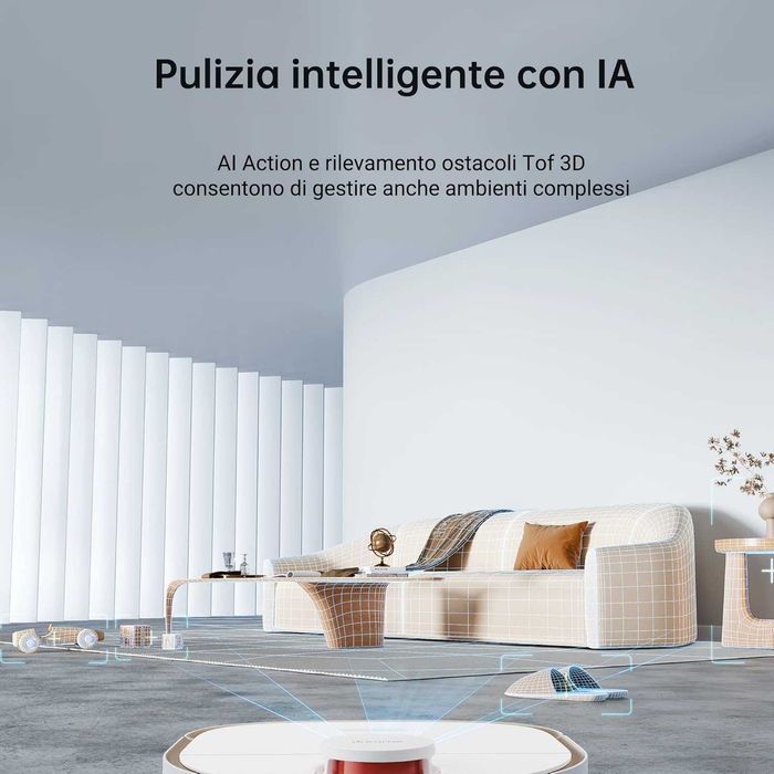 Робот прахосмукачка Dreame W10 Pro с моп Auto Wash Dry станция 4000Pa