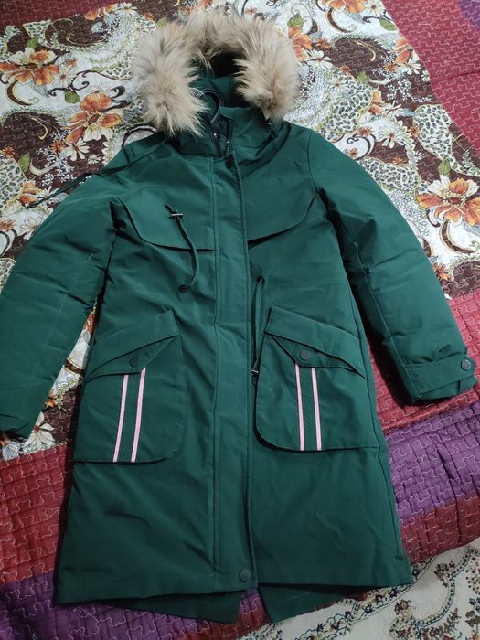 Теплая парка 10-12 лет. доставка