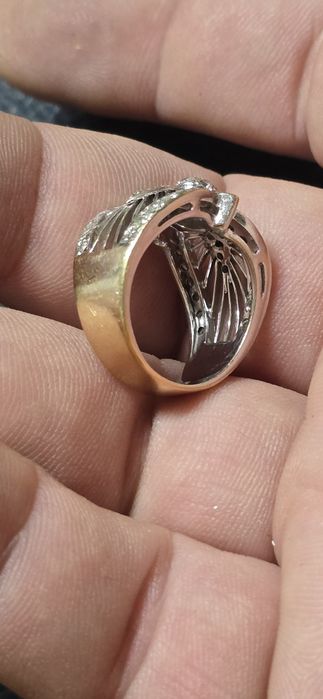 Inel aur 18 k diamante