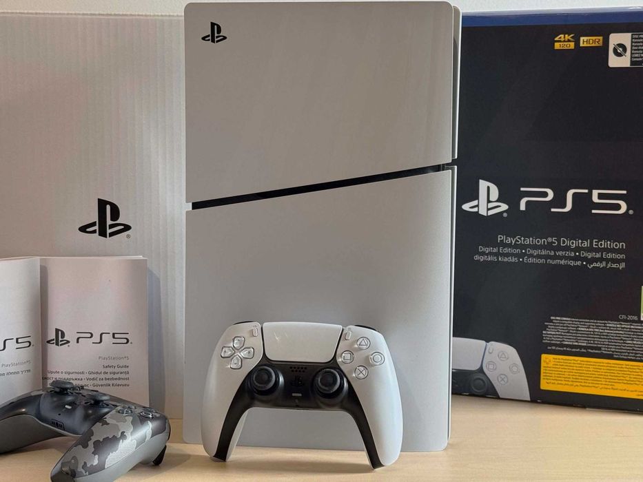 Бартер! Playstation 5 Slim Digital Edition 825GB White (Бял)