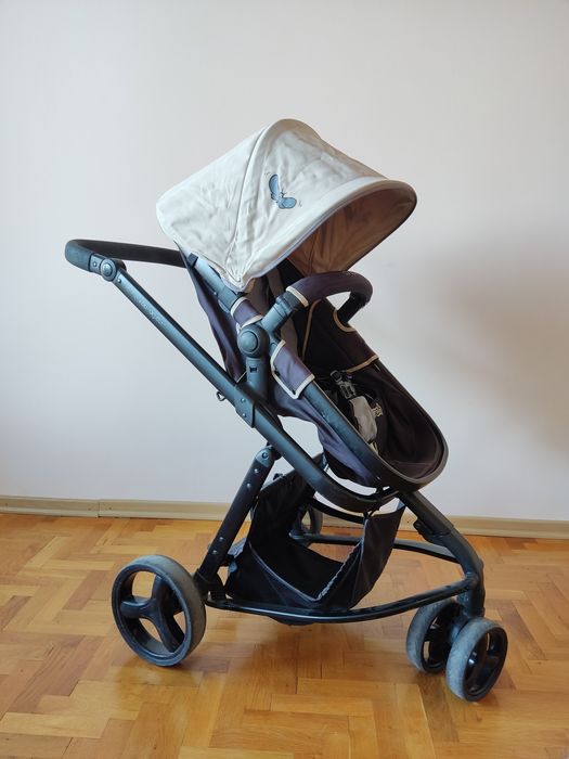 CANGAROO Комбинирана бебешка количка 2в1 SARAH + подарък кош за кола