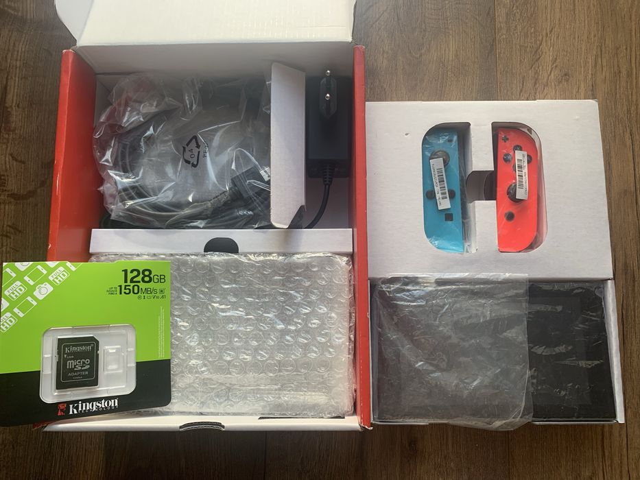 Nintendo Switch MODAT Full Box, Nou, V1, 128GB, cip picofly