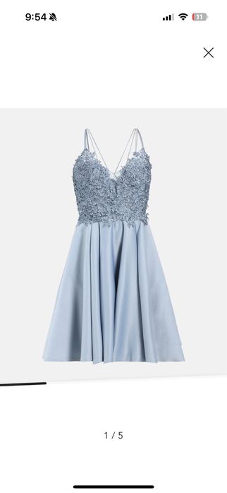 Официална синя рокля, размер S