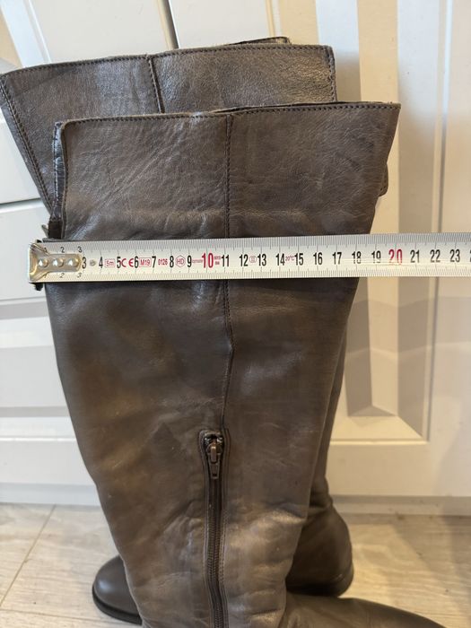 Дамски ботуши от естествена кожа