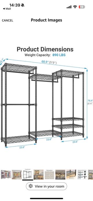 Suport / dulap haine / echipament moto