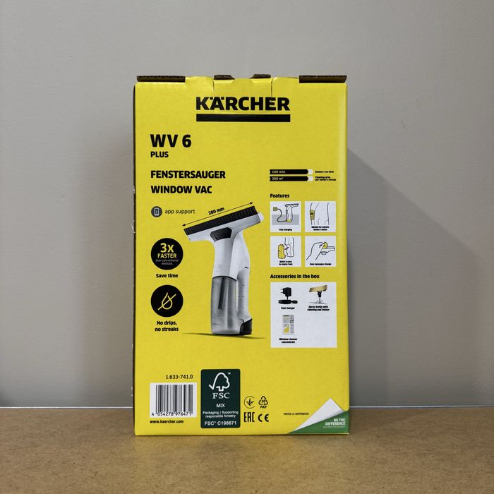 Aspirator pentru geamuri Karcher WV 6 Plus