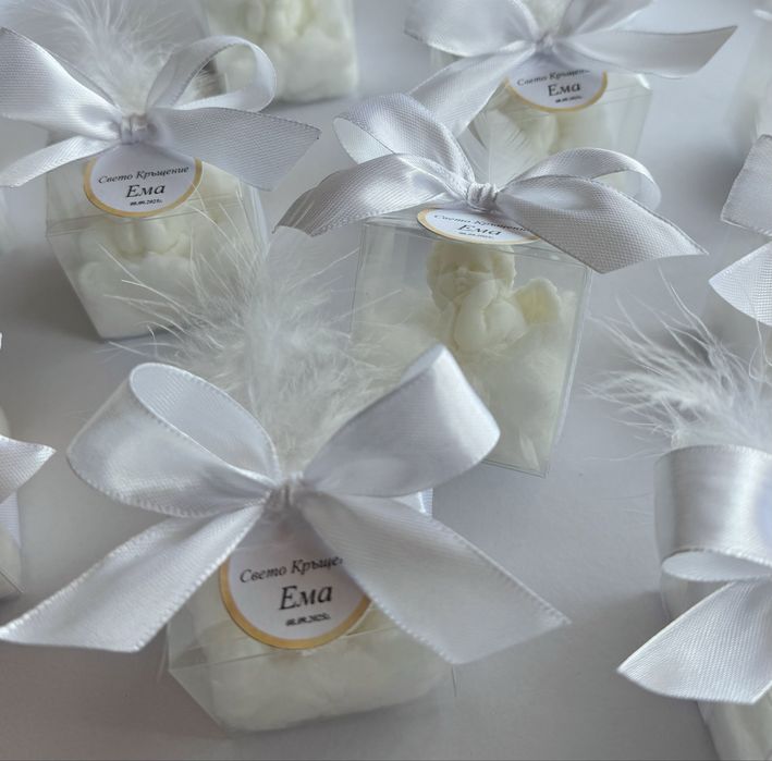 Подаръци за гости - кръщене, рожден ден, погача, сватба, бал