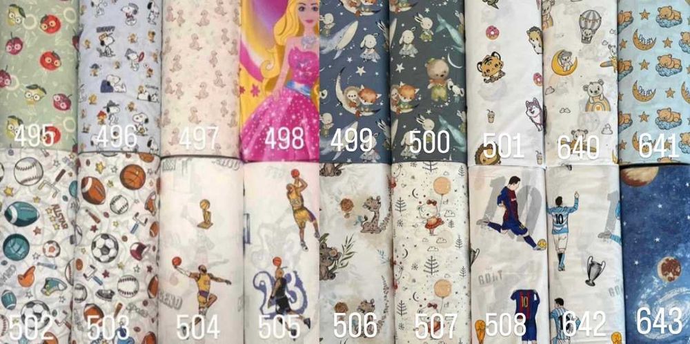 Нови десени Ранфорс 100 % памук за спално бельо