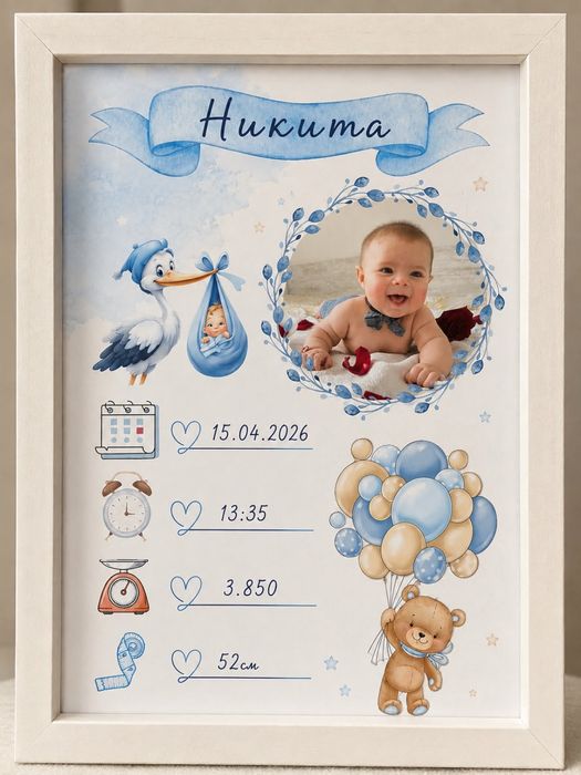 Персонализирана картина за най-специалния ден