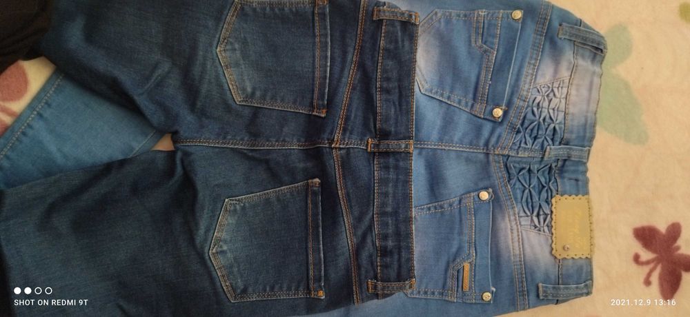 Дънки за момичета размер 116/122 и 122/128