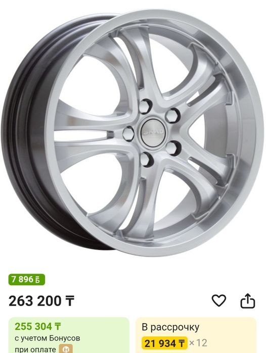 Диски SCAD R18 на Subaru.