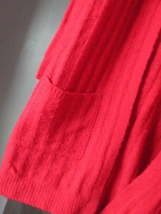 cardigan rosu cu buzunare M/L