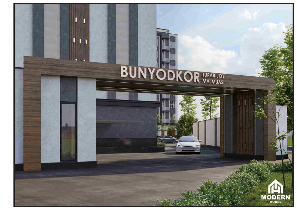 Яшнобод Оқ уйда янги қурилвотган уйларда 1-хона 37.9кв.м. 19000у.е.дан