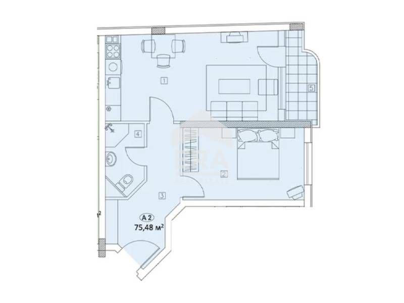 Продава се Двустаен апартамент в София, Център - 75 кв.м за 1694 €/кв.м - Снимка #5