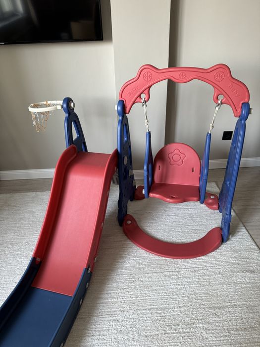 Качеля, горка 3 в 1