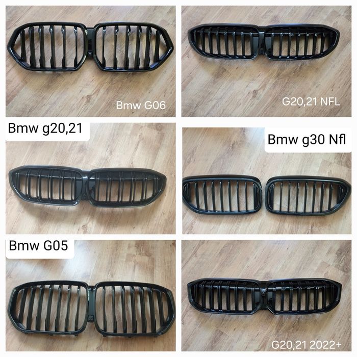 Grile nari duble Bmw g20 g30,X5 g05,X6 g06,g14