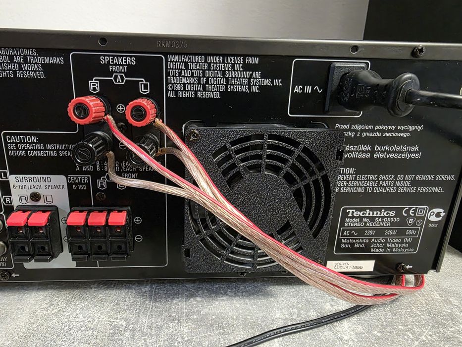 Amplituner 5.1 Technics SA-DX 930 ,100w/canal  în stare foarte bună