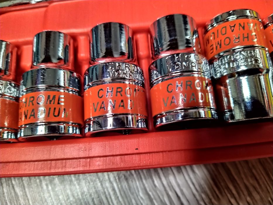 Set chei tubulare 10 piese 1/2 tragator, 9 tubulare