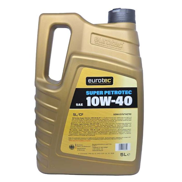 EUROTEC 10W40 SL/CF моторно масло – 1L / 5L / 60L / 200L