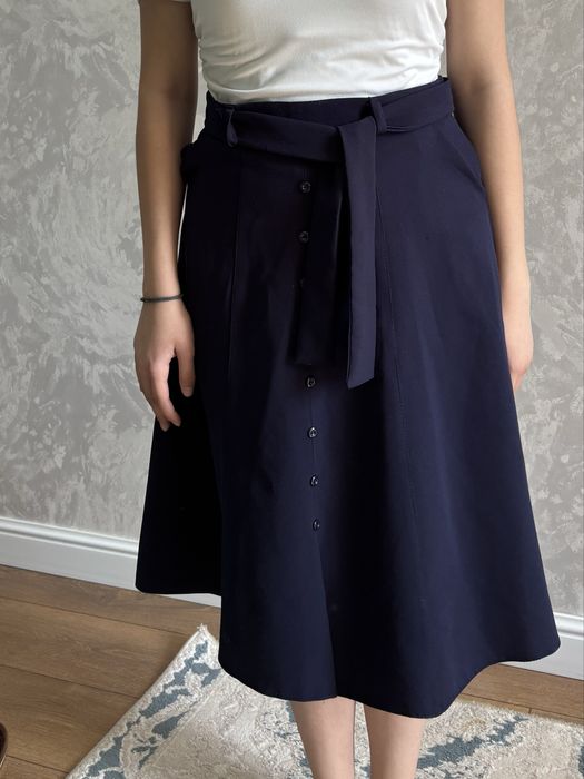 Брюки классический тёмүа синий