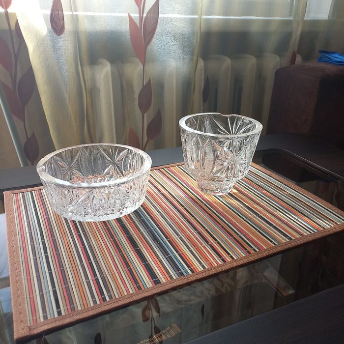 салатники хрустальные 4 шт