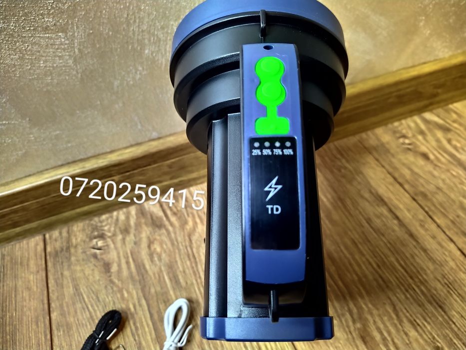 Lanterna Profesionala TD-298, cu led laser, raza de actiune 800metri