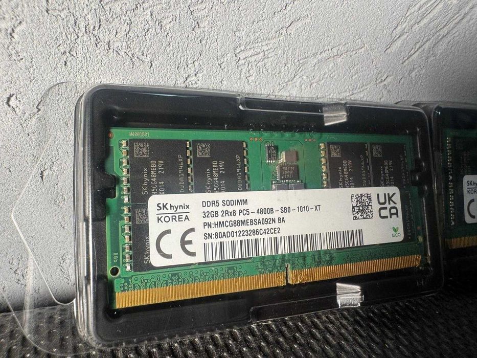 Kit RAM SK hynix 64GB 2x32GB DDR5 4800MHz SODIMM Laptop